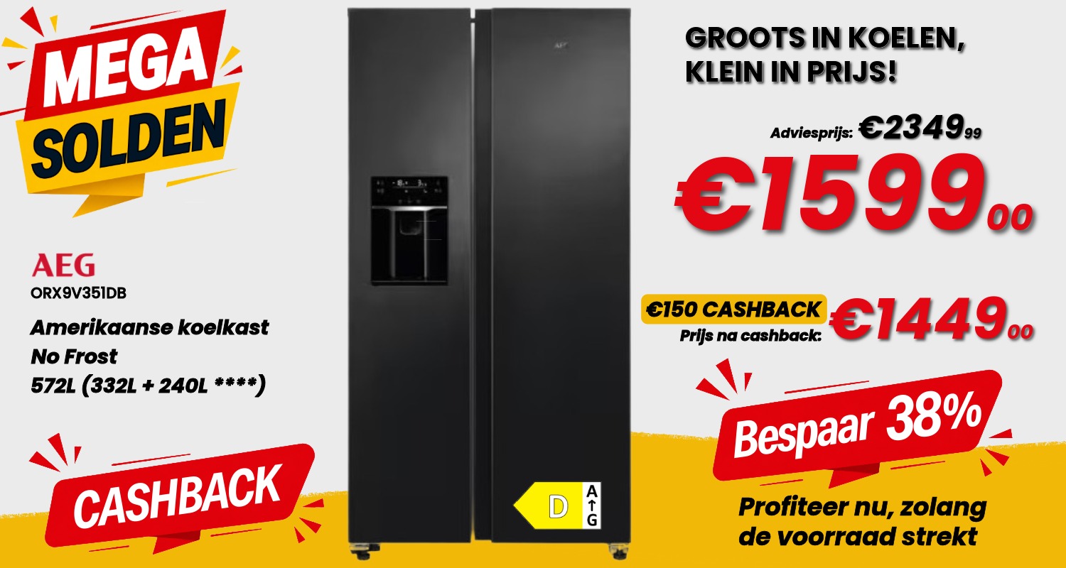 AEG ORX9V351DB Amerikaanse koelkast